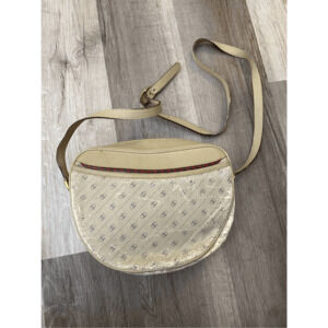 GUCCI Centennial Line Shoulder Bag GG PVC Leather White- VINTAGE PRELOVED FIXER